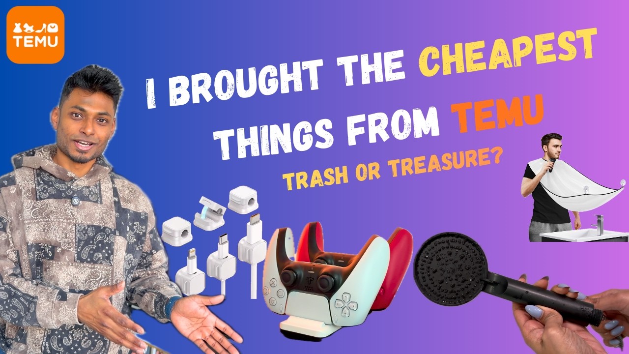 I Bought the CHEAPEST Things on Temu… These Actually Changed My Life 🤯 #temu #shopping #products