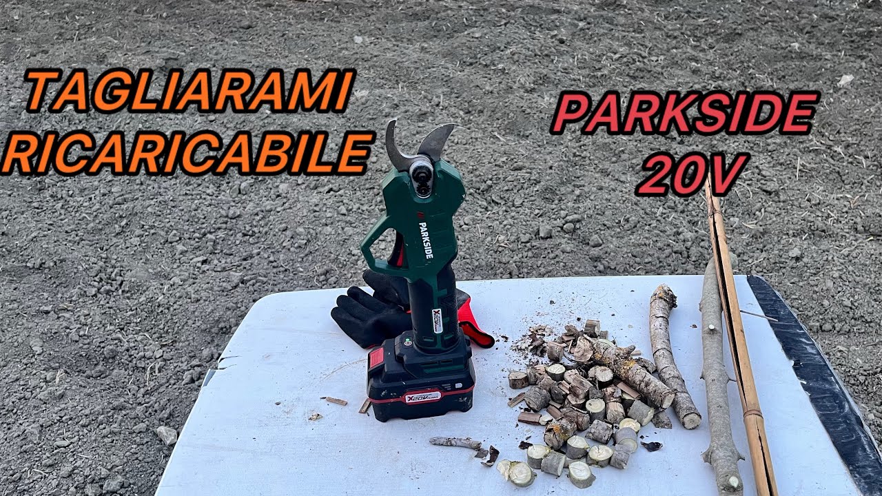Tagliarami ricaricabile parkside 20v