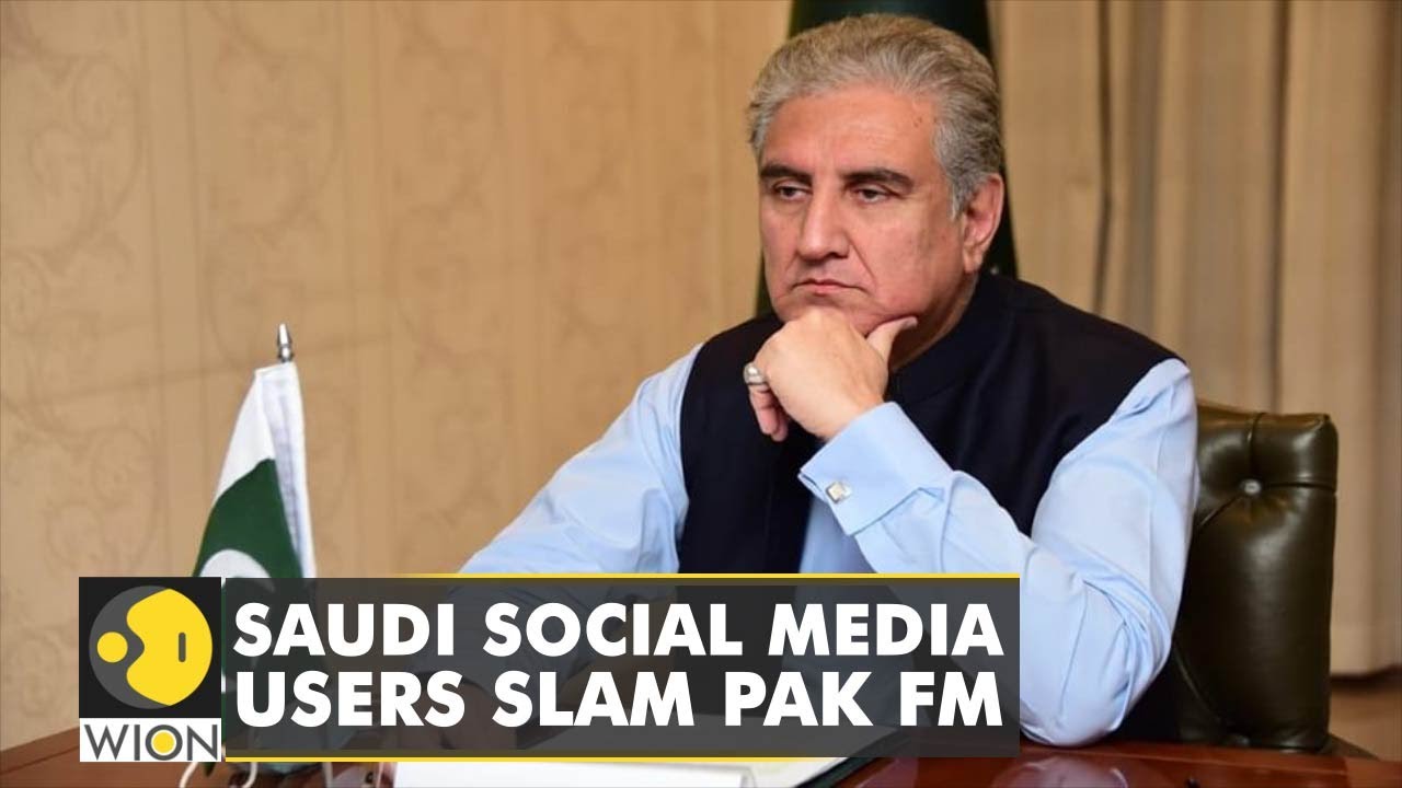 Saudi social media users slam Pakistan FM Qureshi for his posture in meeting with KSA ambassador