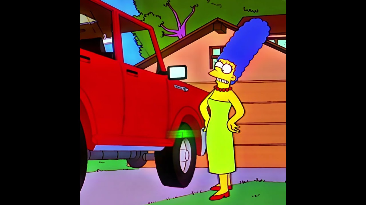 Marge domina o jipe! #simpsons #thesimpsons