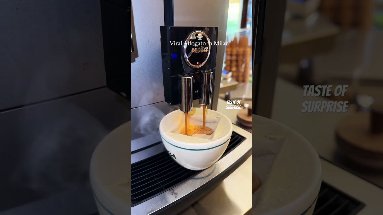 Viral affogato in Milan - gelateria umberto 1934 #coffeedrinks #italyfood #musttry #gelato a#milan