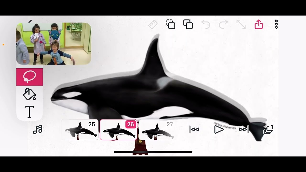 Hickory Dickory dock sea animals