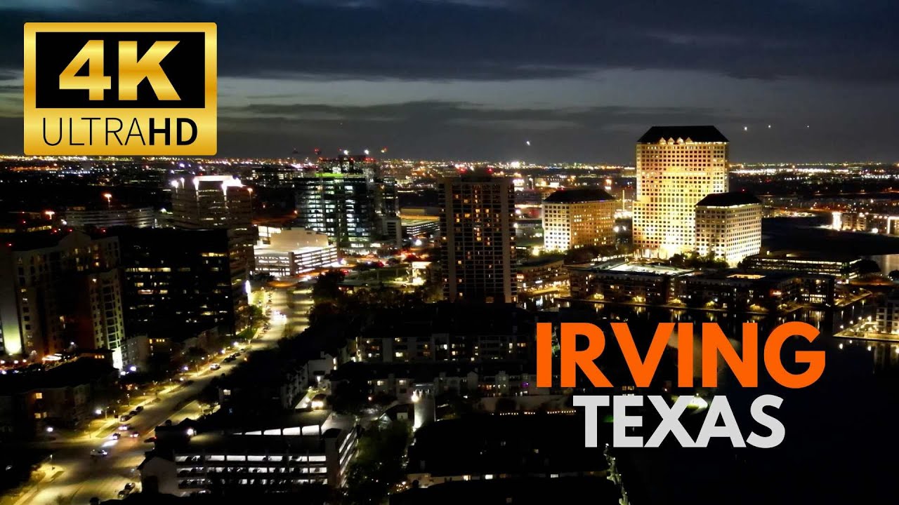 Incredible Views of Las Colinas - Irving, Texas | 4K Drone Footage | Part 107 | DJI Mini Pro 3