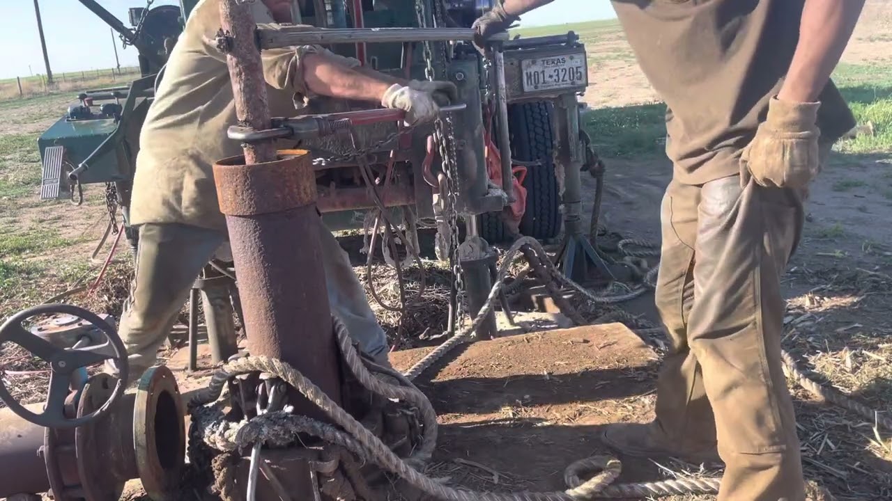 Pulling 8 inch turbine pump 700 FT