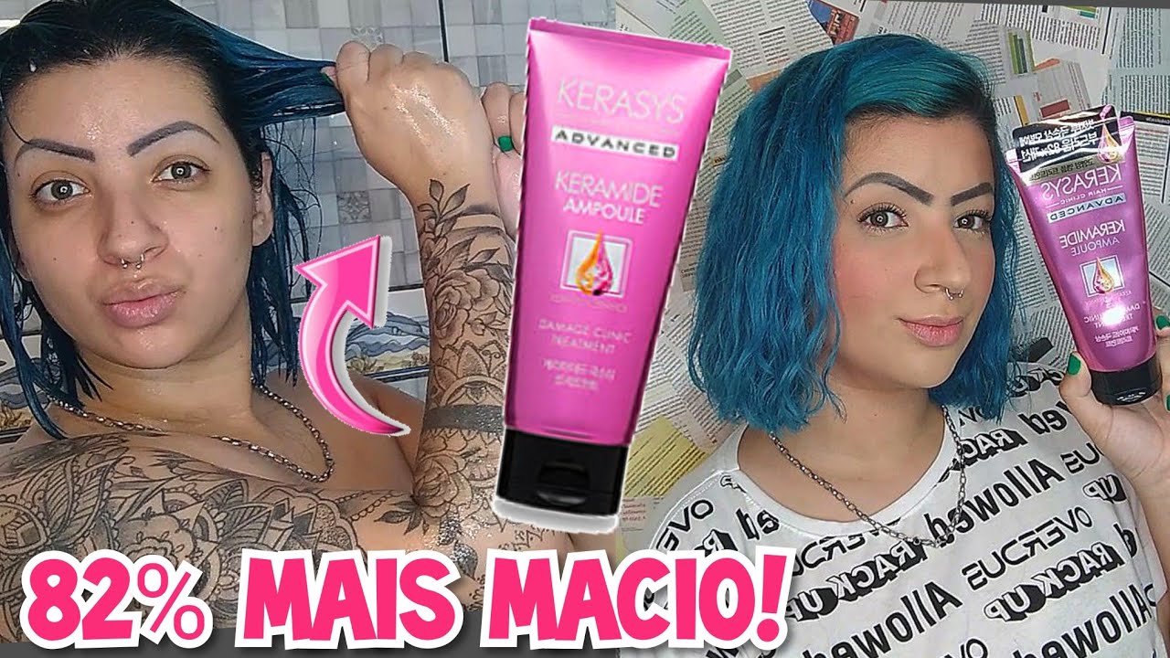 KERASYS - Keramide Ampoule Damage Clinic ❤️ (DEVOLVE AT&Eacute; 82% DA MACIEZ DO SEU CABELO) 😱