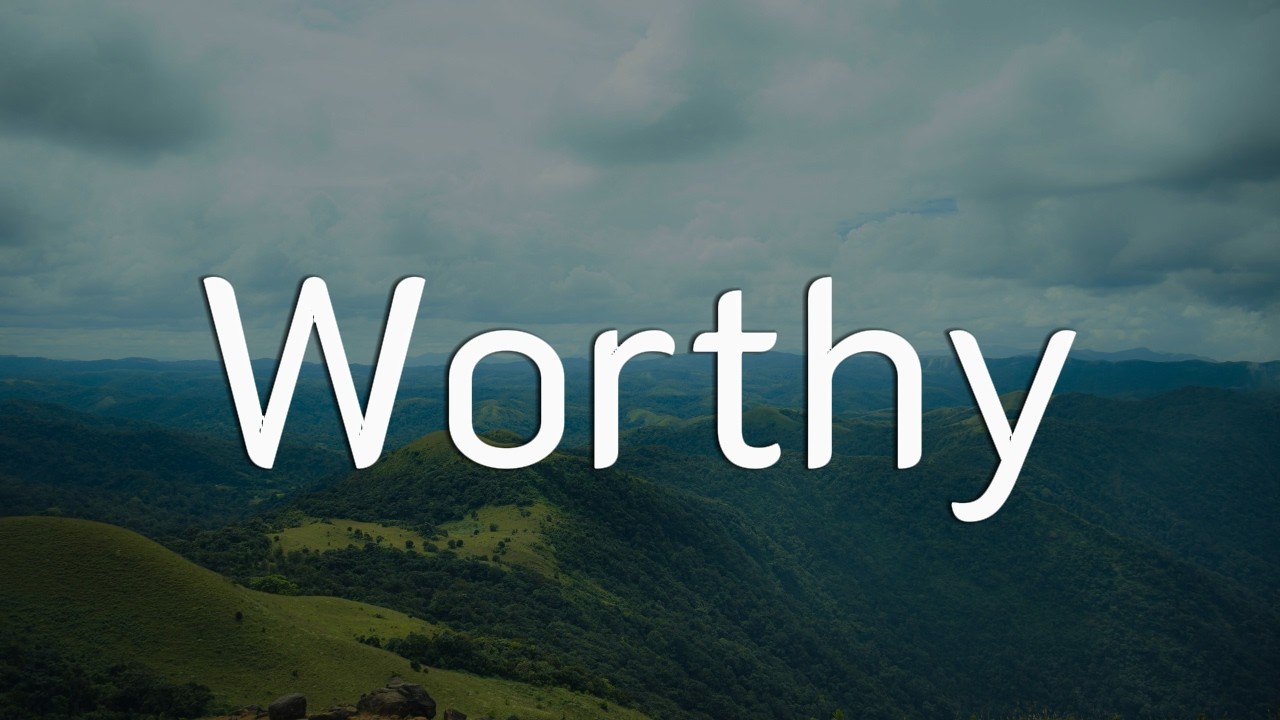 Worthy - Elevation Worship || 'Mix Gospel Lyrics'