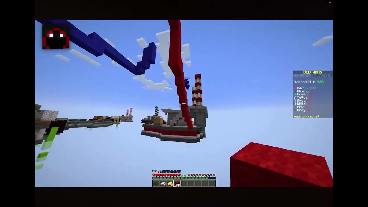 Part 1 of Bedwar w/ @Skeppy and @thesaintsofgames reaction video 