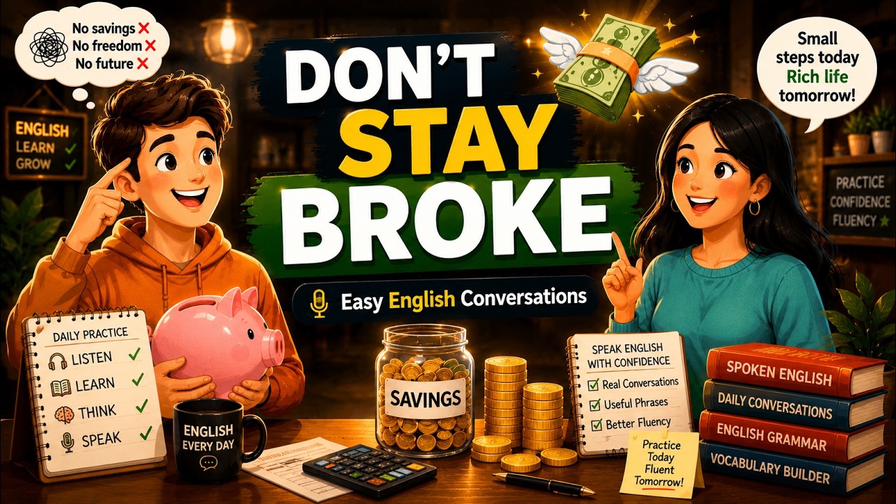 Daily English Conversation Practice | Learn all About Saving Money | English Podcast