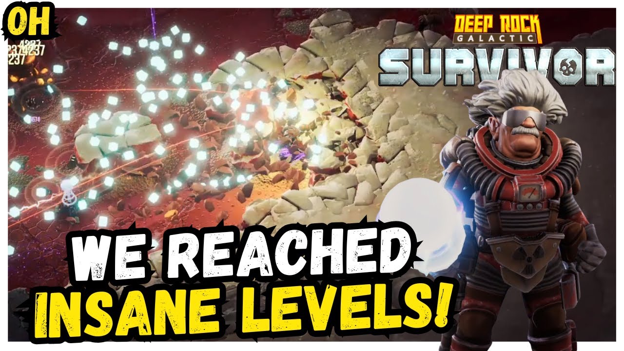 Highest Level Dwarf Ever?!! Deep Rock Galactic Survivor!