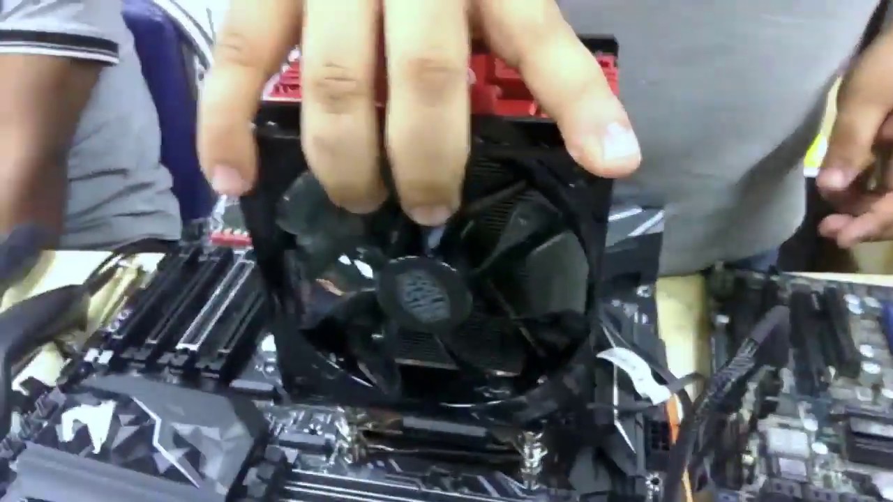 How to install Cooler Master Hyper 212 LED Turbo with motherboard ?