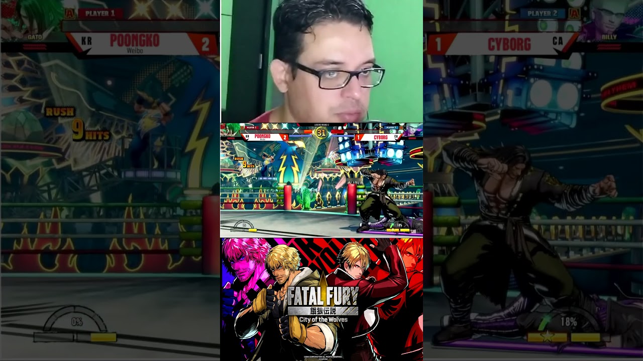 POONGKO VS CYBORG - Fatal Fury COTW SNK World Championship 2025 LOSERS ROUND 2 #shorts