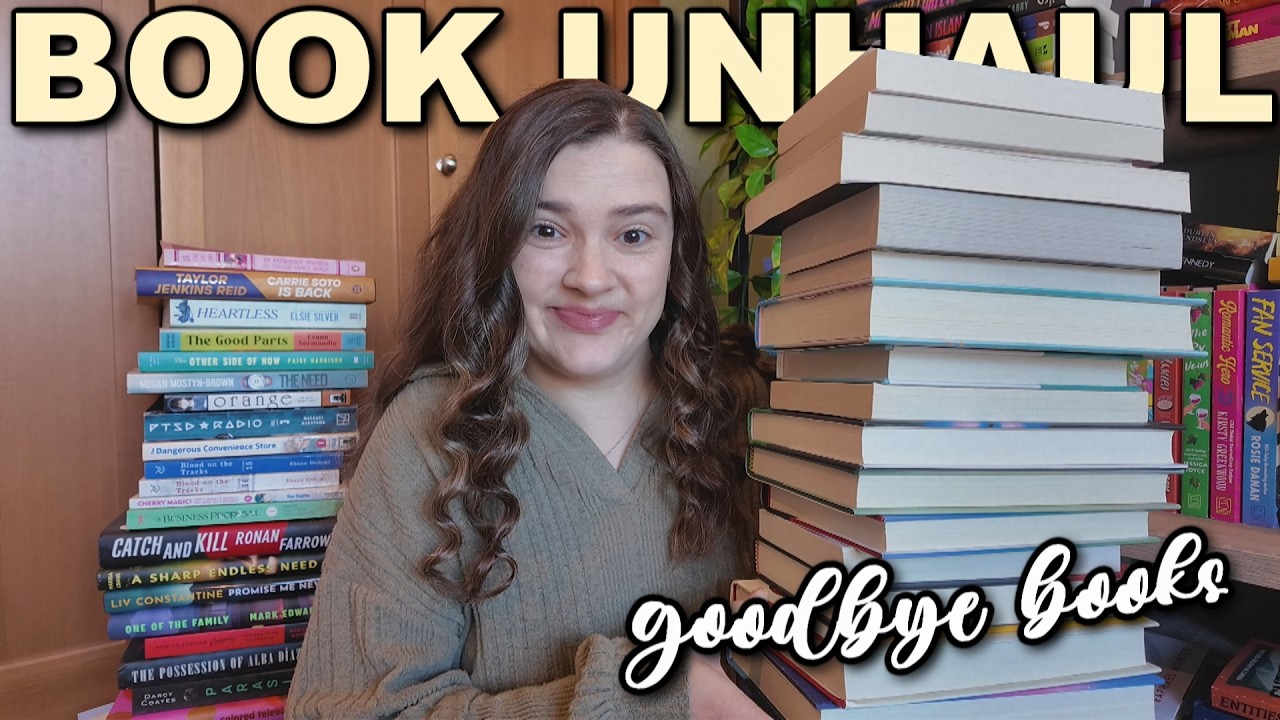 i'm moving again, so it's time to unhaul some books ✨ [big book UNHAUL]