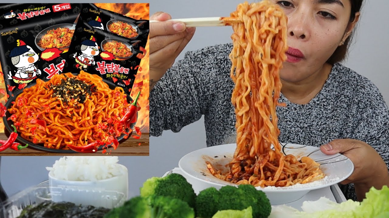 SAMYANG RAMEN BULDAK HOT SPICY MUKBANG