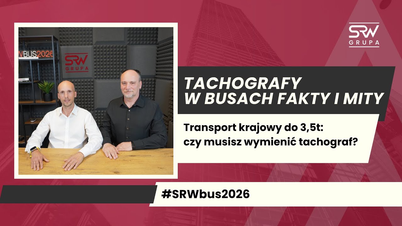 Tachografy w busach - fakty i mity.  Cz. II: Transport krajowy do 3,5 t: czy musisz mieć tachograf?
