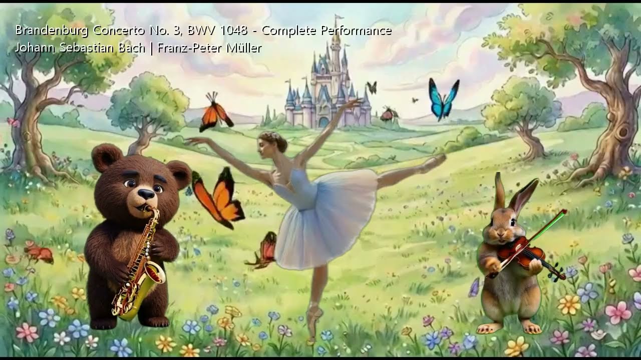 Bach: Brandenburg Concerto No. 3, BWV 1048 (Complete Performance) |  Franz-Peter Müller