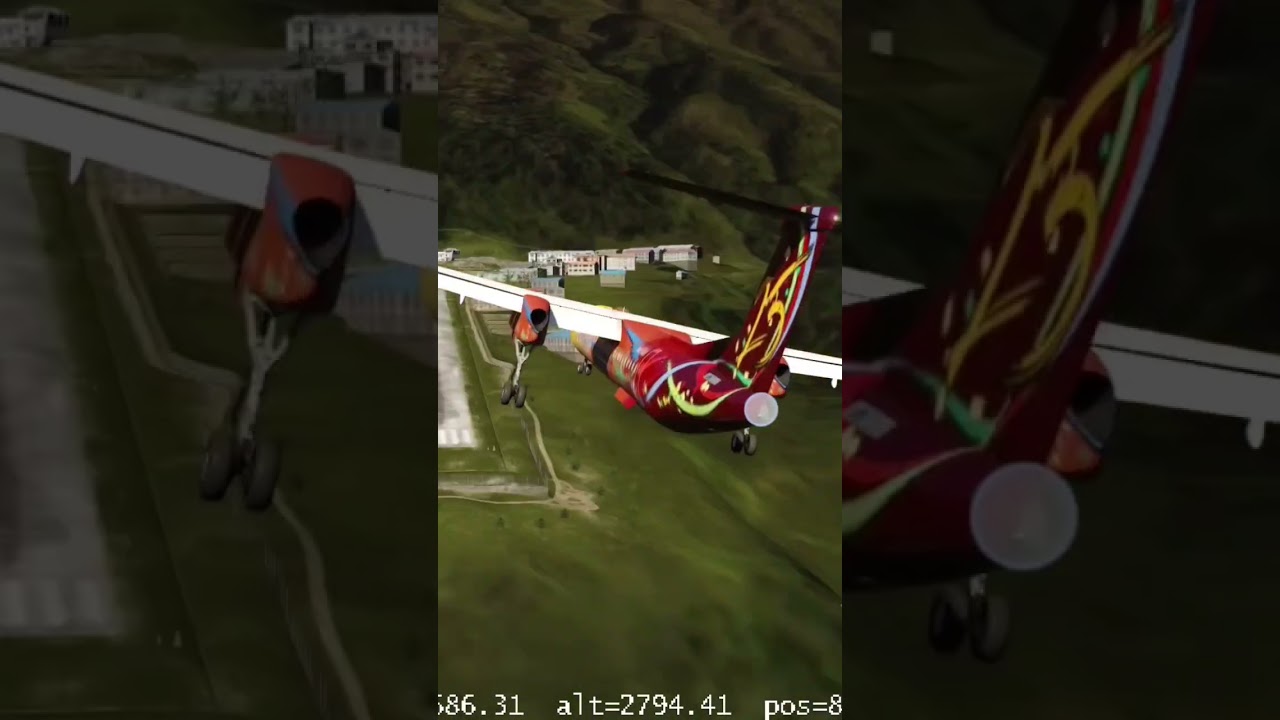 q400. landing in lukla tell me more dares 