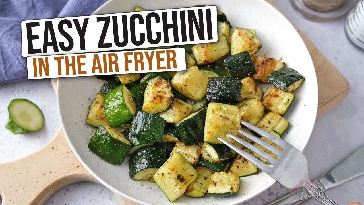 Easy Air Fryer Zucchini [Quick & Tasty]