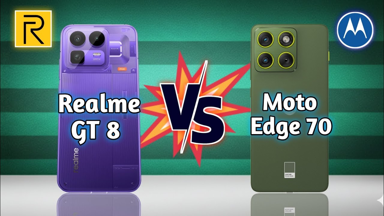 Realme GT 8 vs Moto Edge 70 Full Comparison 🔥 Specs, Camera, Battery, Performance & Price