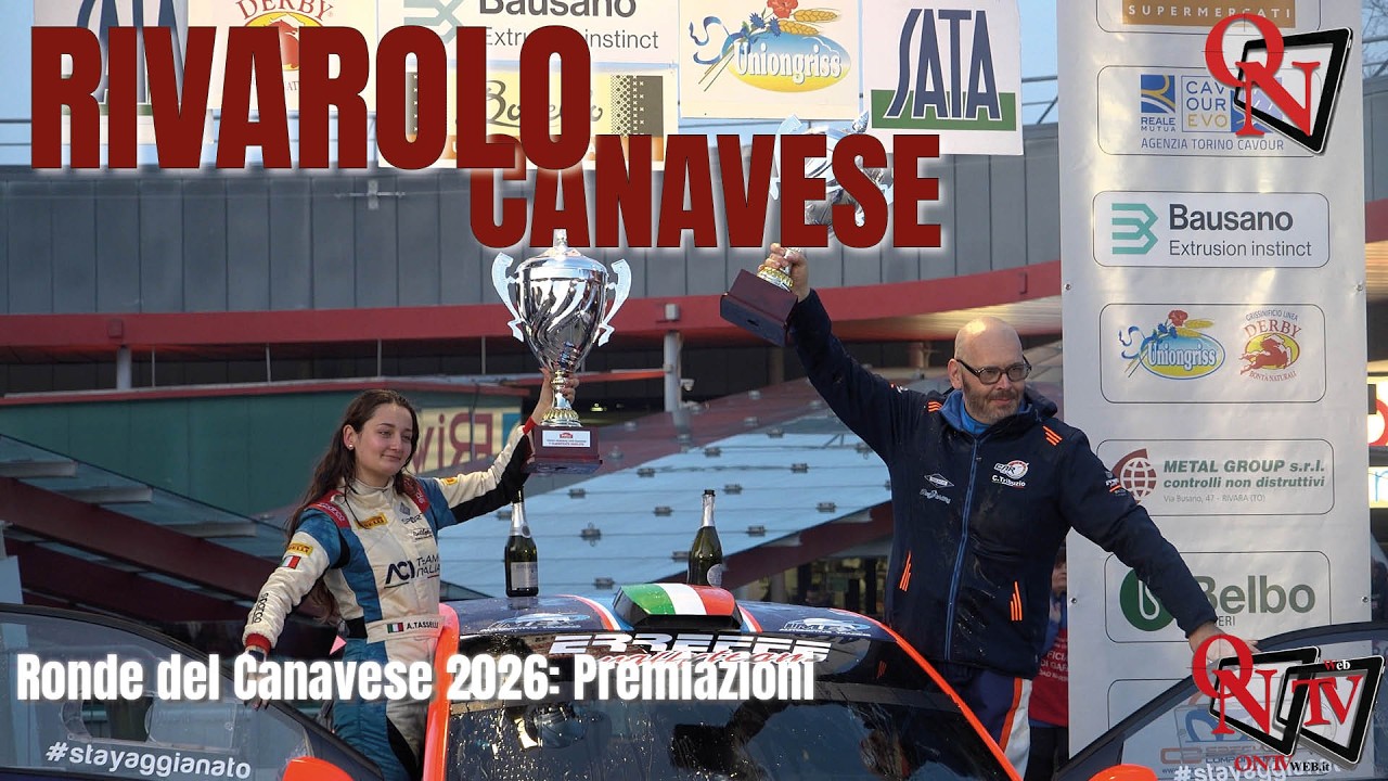 RIVAROLO CANAVESE - Ronde del Canavese 2026: Premiazioni