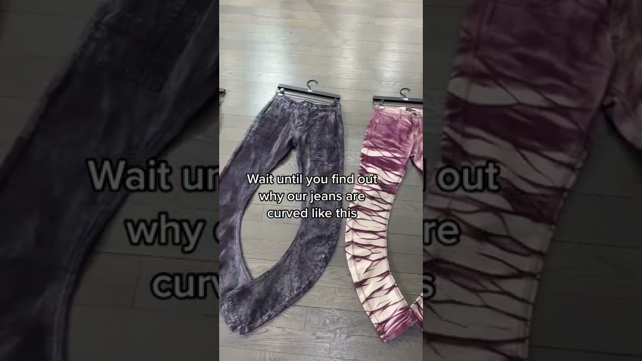 Curved jeans?