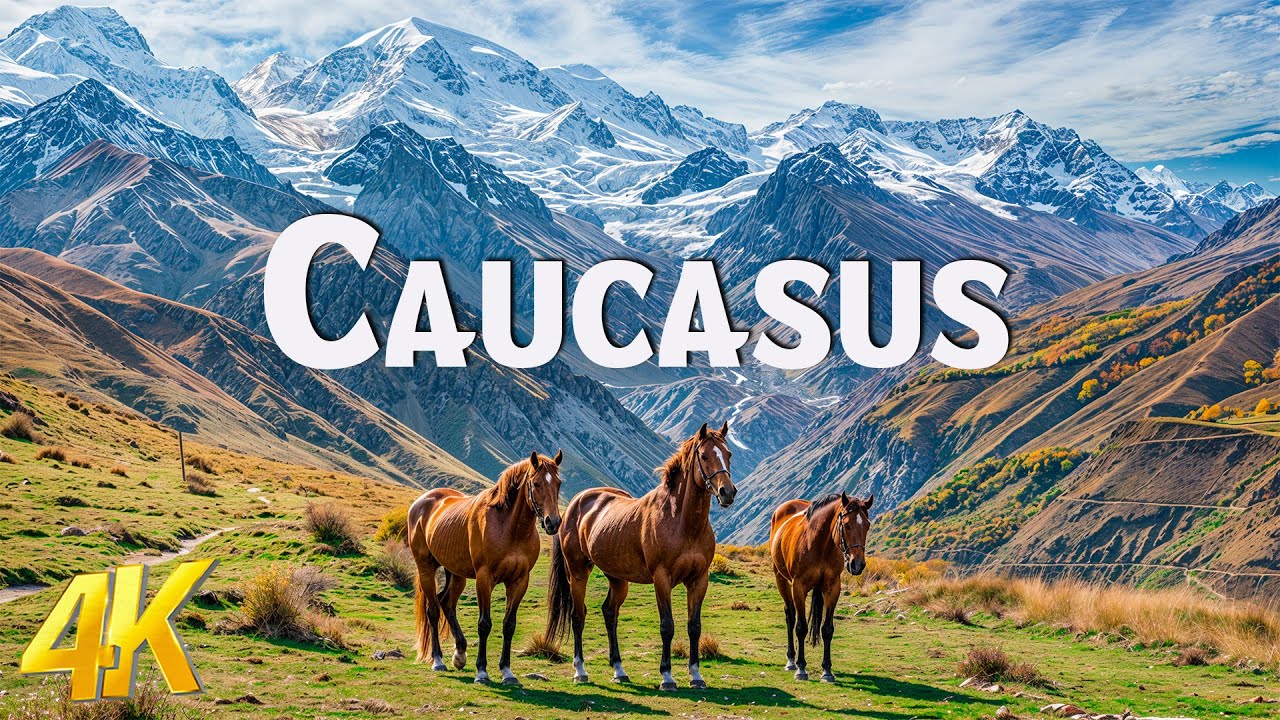 Caucasus 4K Ultra HD • Breathtaking 4K Cinematic Journey with Calming Music