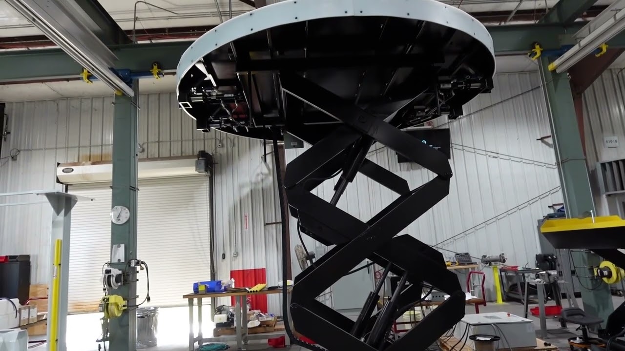 Aerospace Sub-Grade Engine Lift with Automated Locking Pins