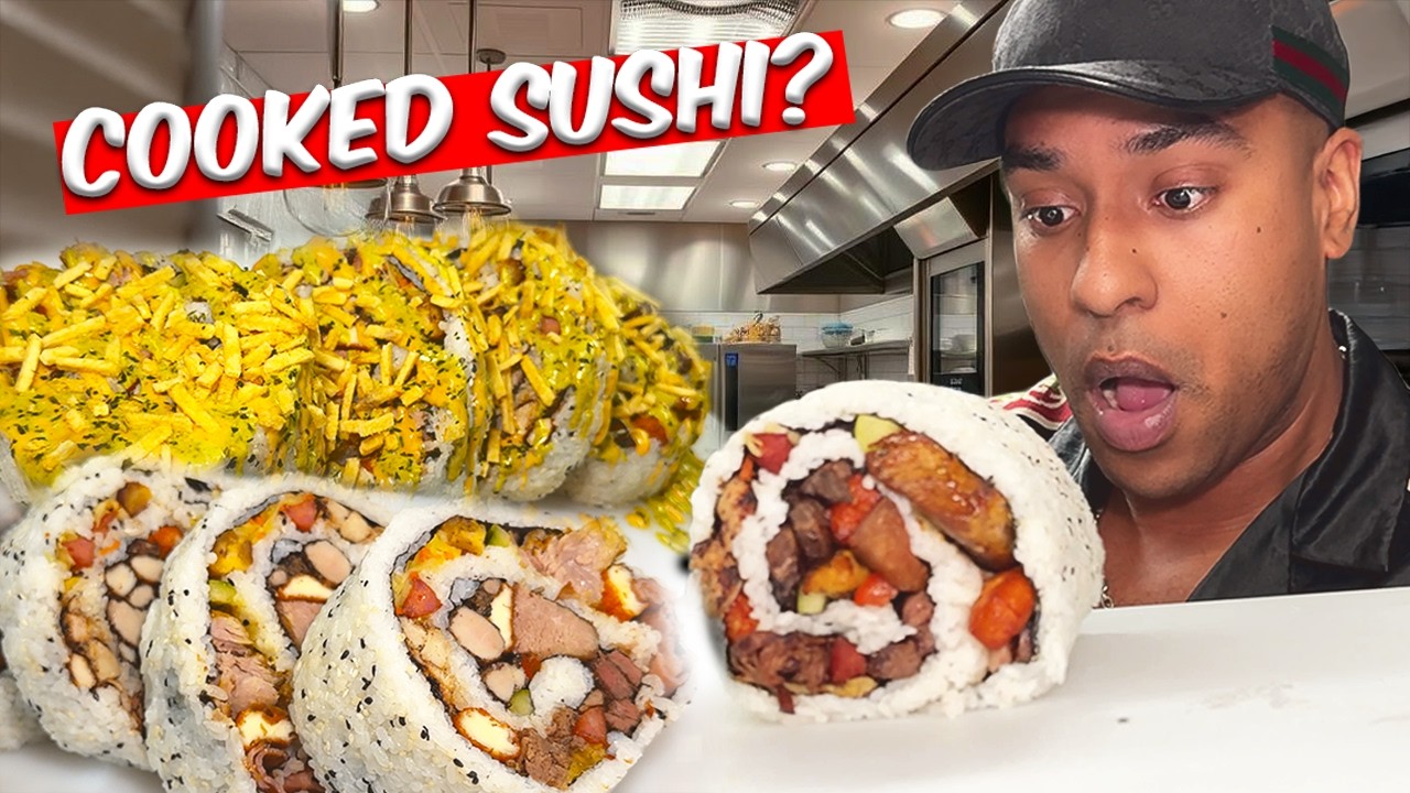 I Paid $150 For 1 COOKED SUSHI Roll! Was It Worth The Price?