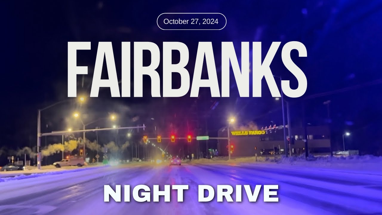 Sunday Night Drive in Fairbanks Alaska: UAF Part 2