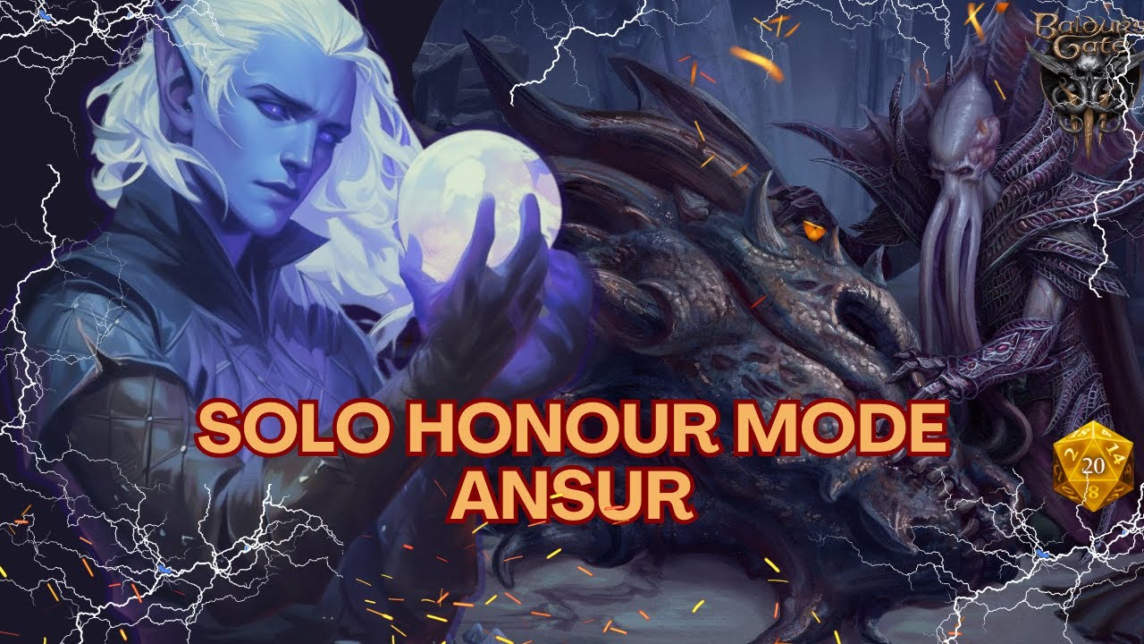 Draconic Sorcerer Solo Honour Mode - Ansur | Baldur's Gate 3