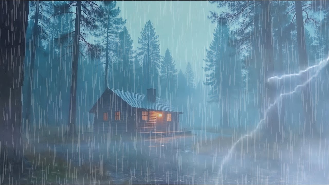 Fall Asleep Peacefully with Soft Rain Sounds – Nighttime Relaxation & Sleep Aid