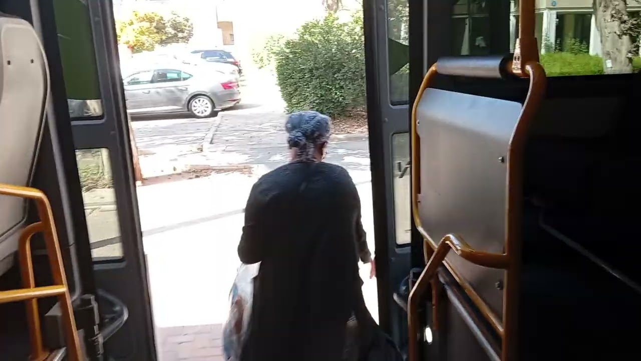 נסיעה ביסוזו cng bus בין עירוני החדש המטורף של קו 48  אלקטרה אפיקים מרחובות ליבנה ביבנה 