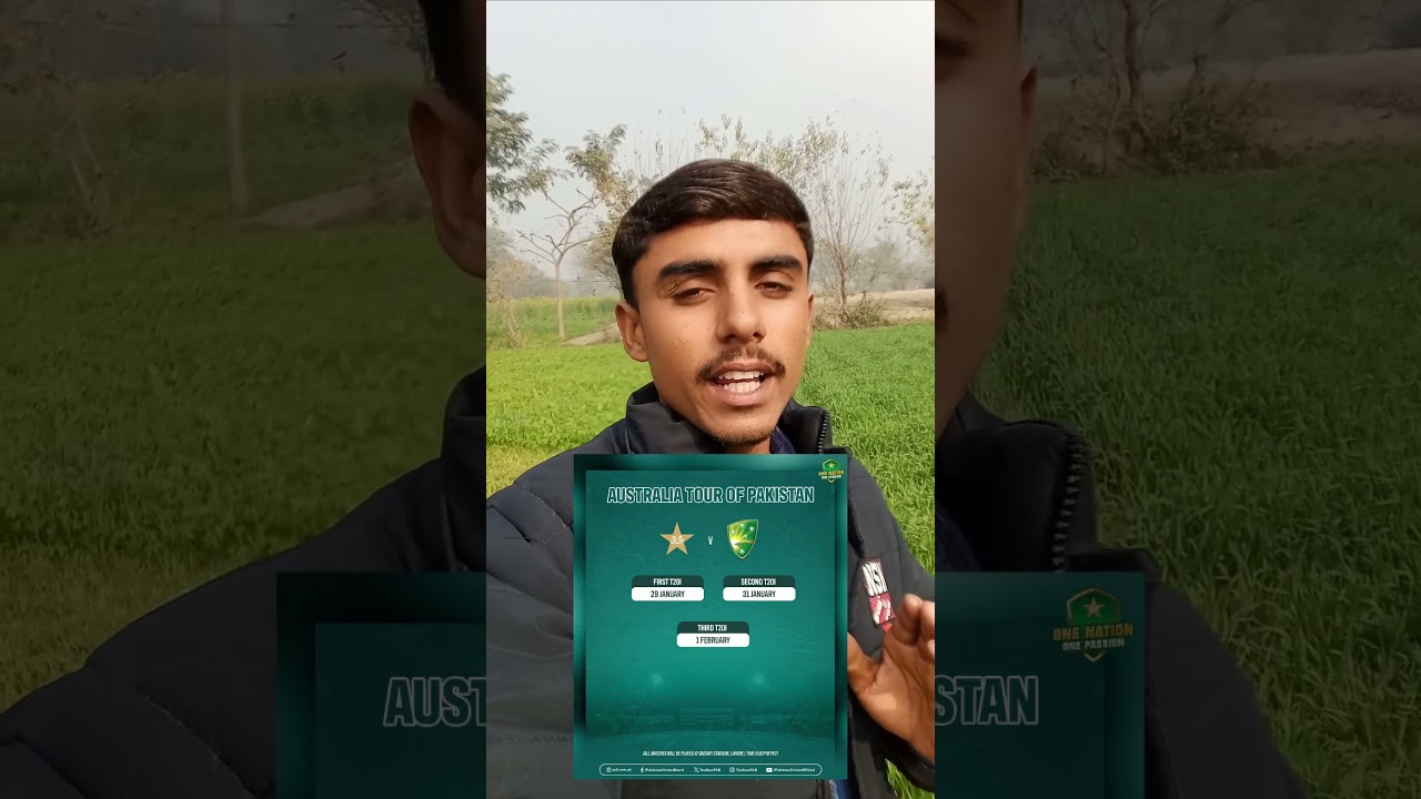 Australia vs Pakistan 1st T20 29 January🇵🇰 