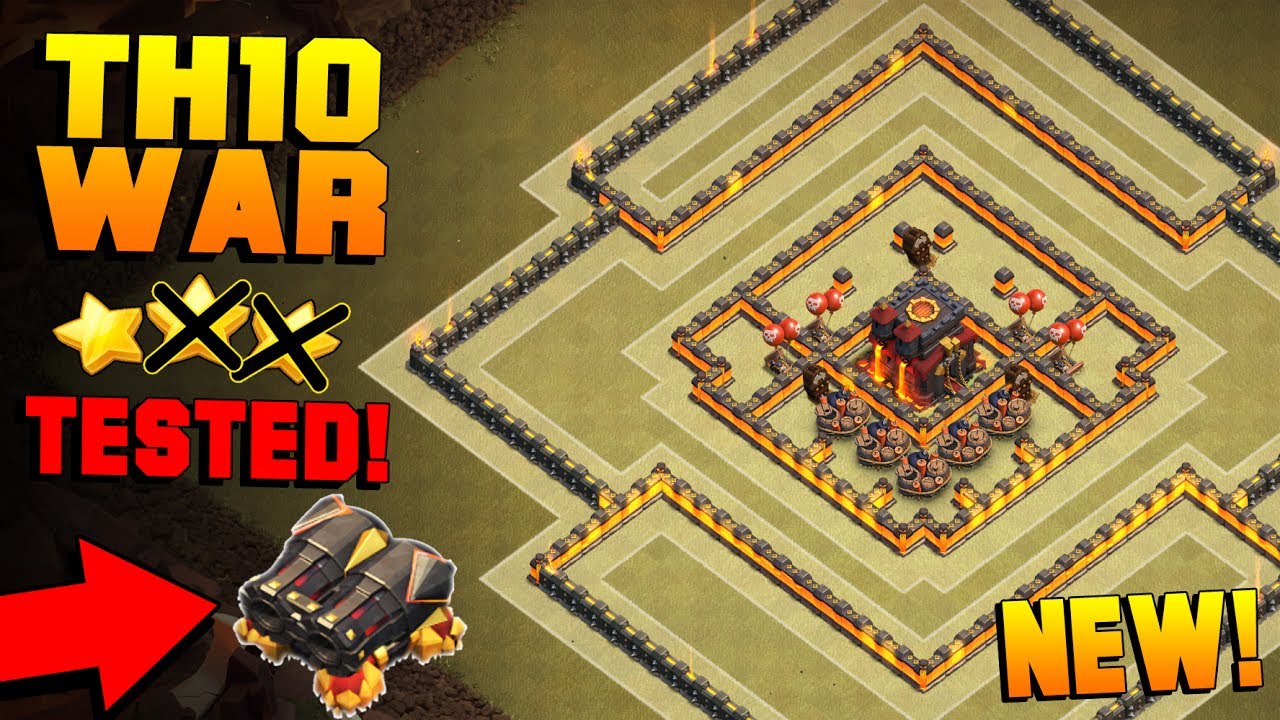 BEST TH10 War Base w/ GEARED CANNON!! | CoC Town Hall 10 ANTI 2 STAR BASE + PROOF! | Clash of Clans