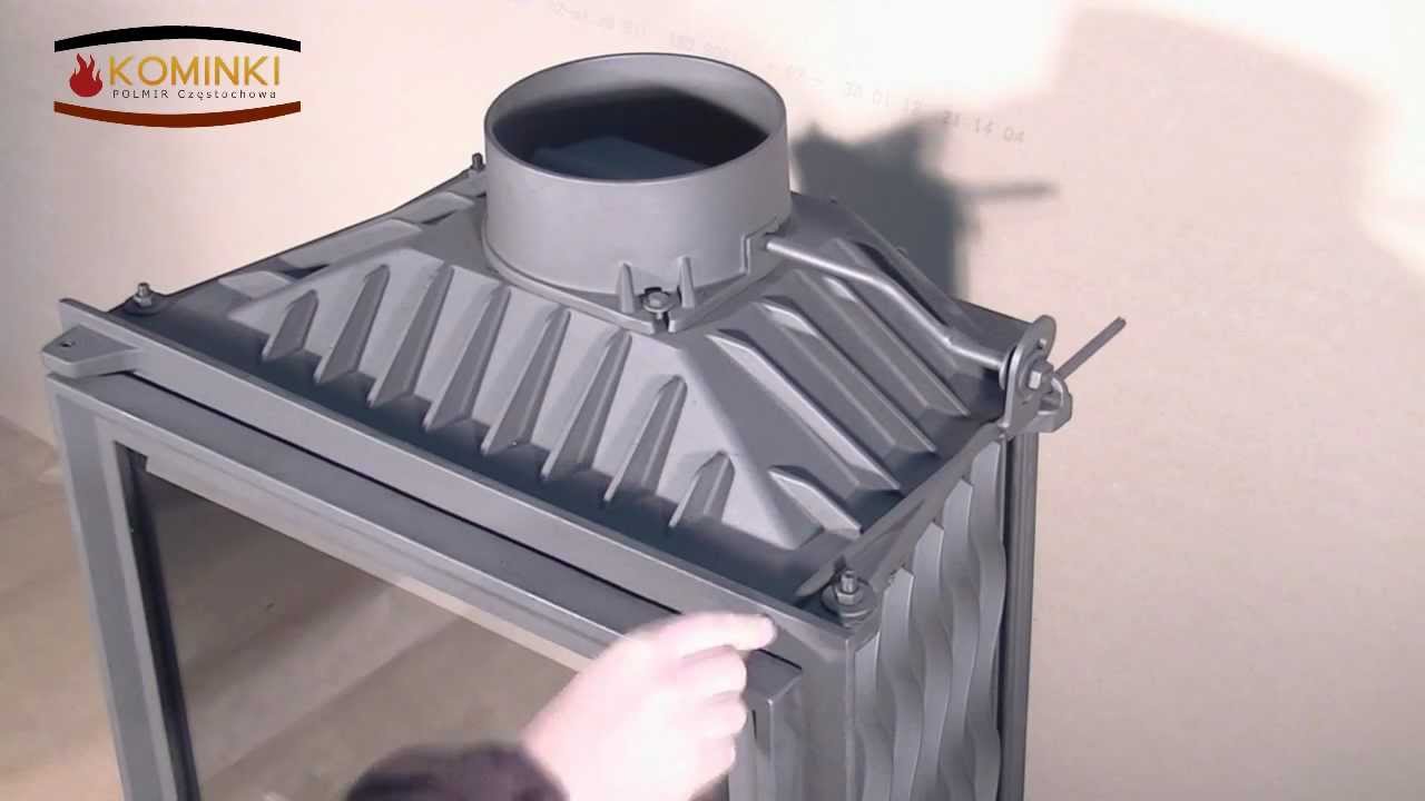 Wkład kominkowy Antek z szybrem 10kW