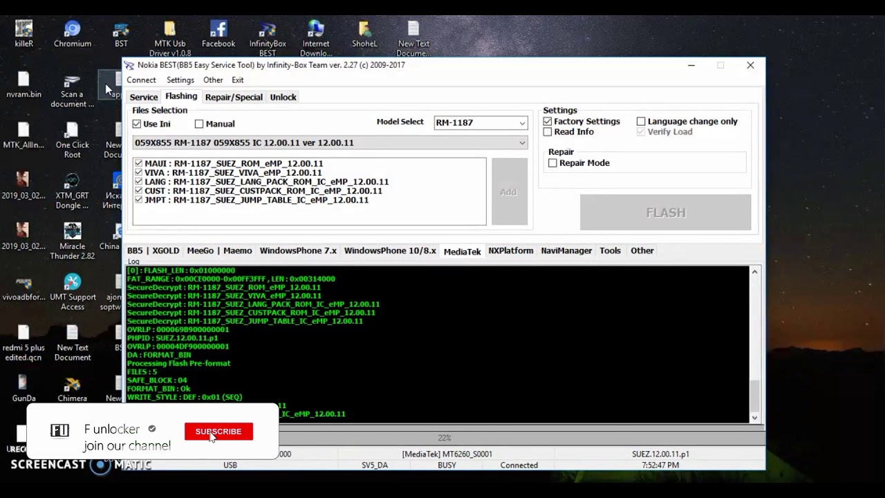 Nokia 216 Rm-1187 Contact service Fix File 100%