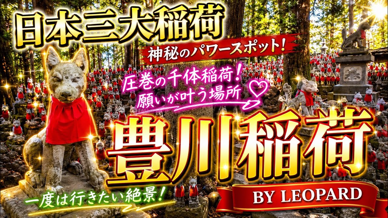 【2026年】日本三大稲荷　豊川稲荷　パワースポット　きつね塚　霊狐塚　妙厳寺　表参道　商売繁盛祈願