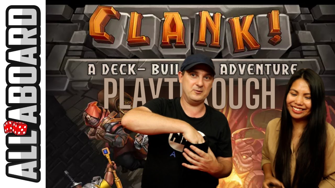 CLANK! | Board Game | 2-Player Playthrough | Here Be Dragons!