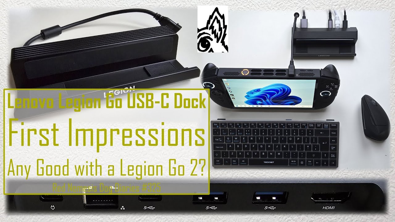 Док-станция Lenovo Legion Go USB-C. Первые впечатления. Хорошо ли она работает с Legion Go 2? Дне...