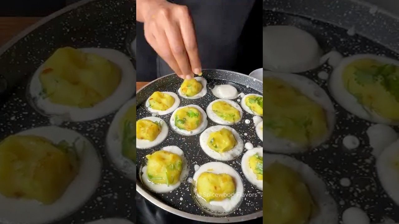 Crispy Potato Masala Appe |#shorts #snacks