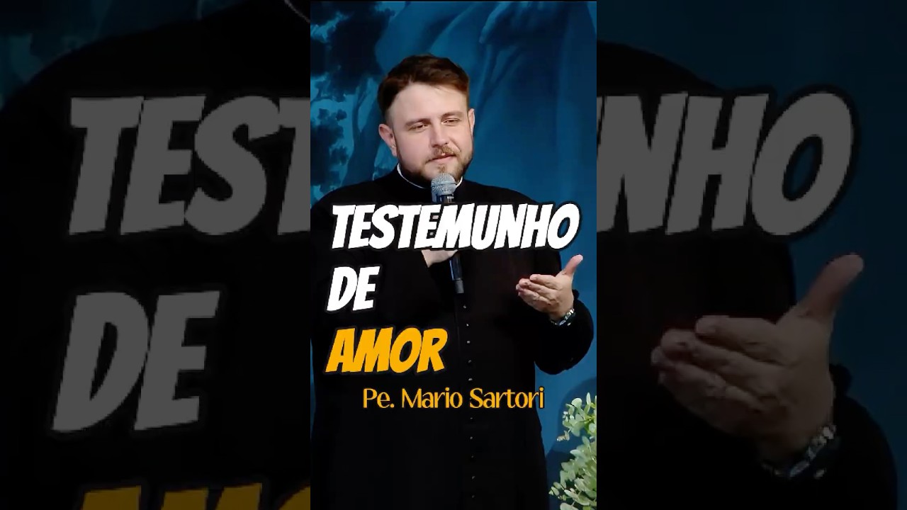 Pe. Mario Sartori - testemunho de amor. #shorts  #catolico #reflex&atilde;o