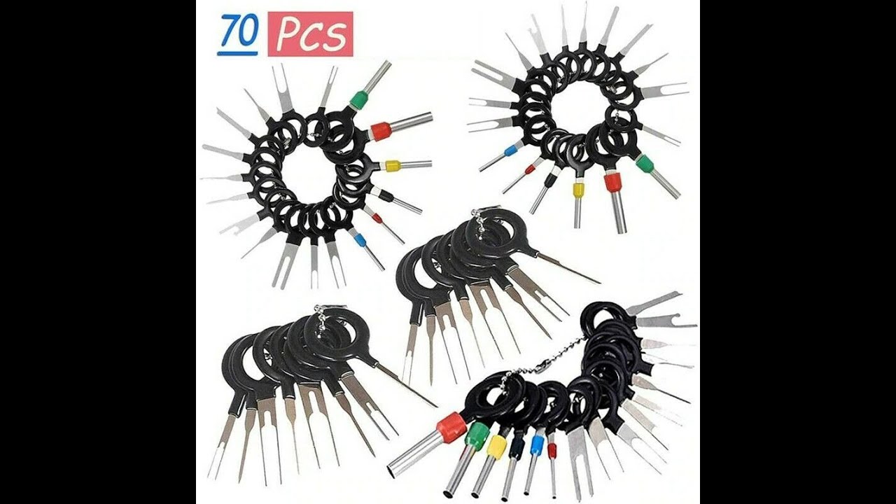 Terminal Ejector Kit :70Pcs Set Pin Ejector Wire Kit Extractor Auto terminal R.C