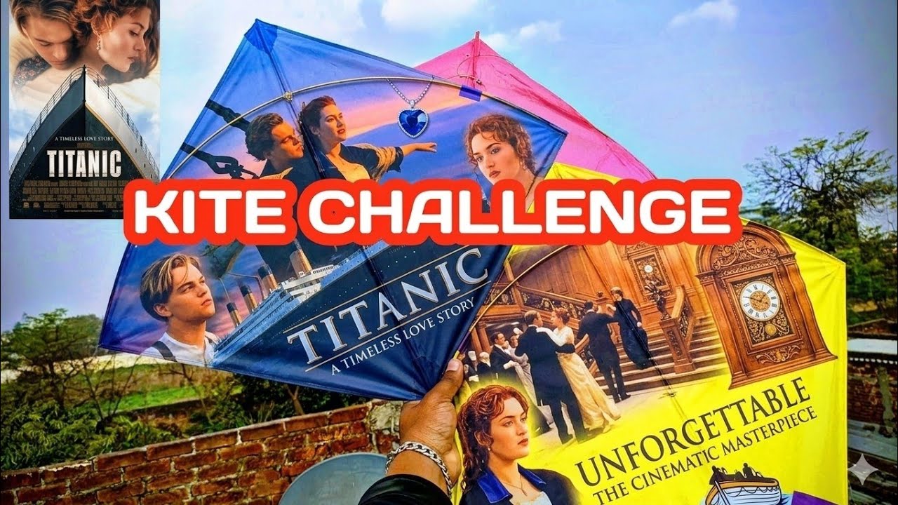 Titanic Kite vs All: Kaun Jeetega? 🪁🚢 Titanic Patang se Kari Kite Fighting! 😱