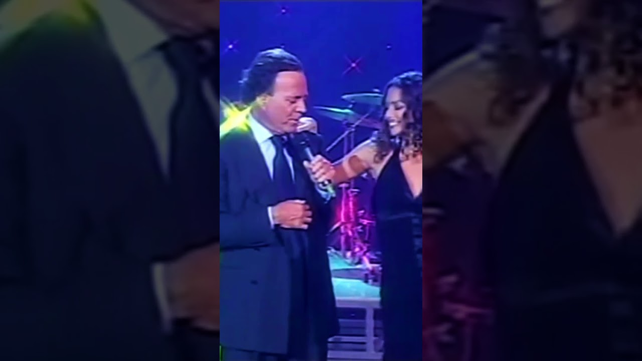 Julio Iglesias y Yesika el bacalao con papas