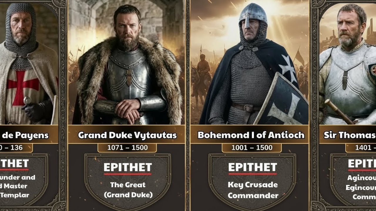 Legendary Medieval Knights Who Shaped History