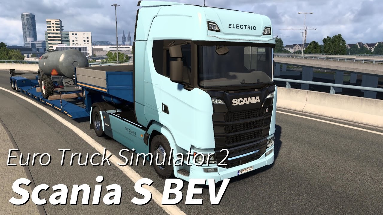 Scania S BEV | Euro Truck Simulator 2 | No Commentary Gameplay