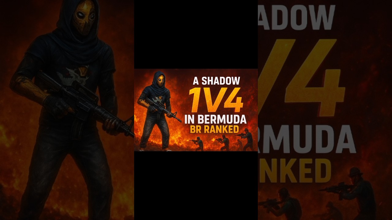 &ldquo;1v4 Clutch in Bermuda BR Ranked 💥 | M4A1 Evo + P90 Combo | Insane Gameplay🔥&rdquo;