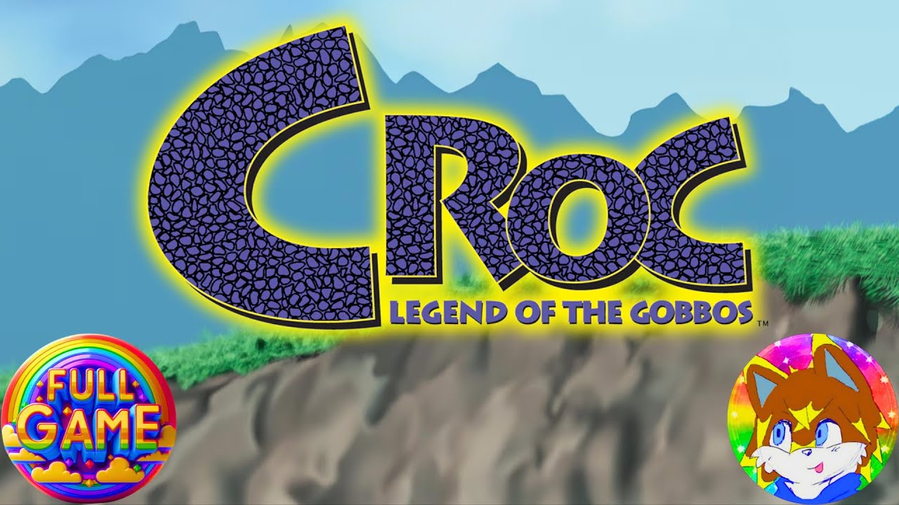 🌈Croc: Legend Of The Gobbos (PS1) - Full Game🌈