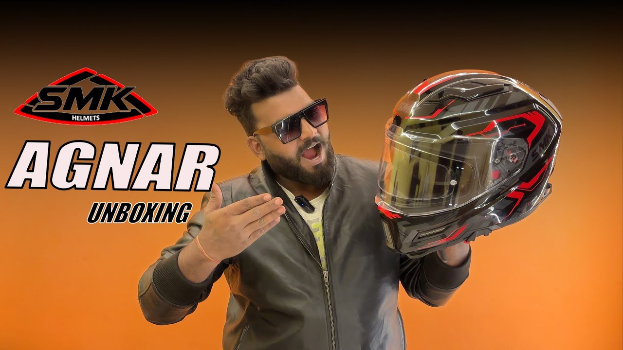 This is Monster🤩 New SMK Agnar Helmet | SMK Agnar Helmet Unboxing Review | Best Helmet in 6000