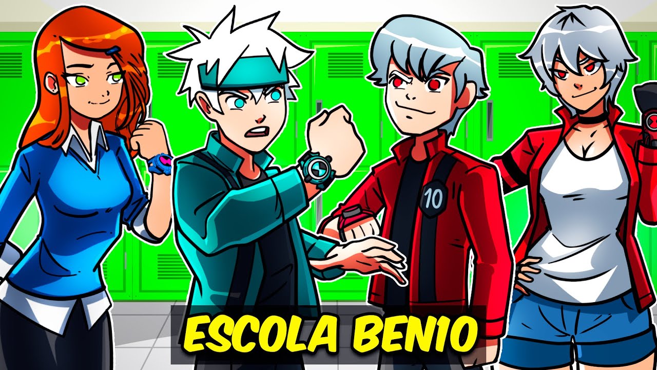 ALBEDO INVADIU a ESCOLA BEN 10