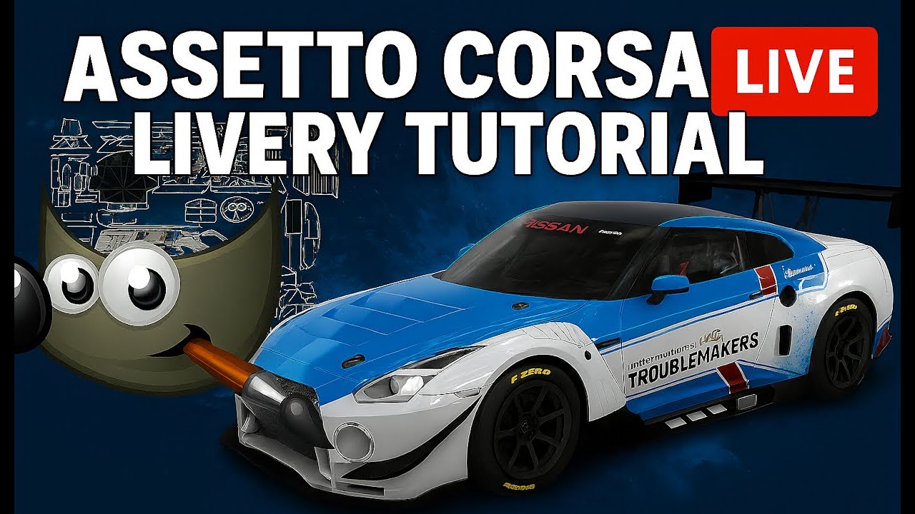LIVE! - Assetto Corsa Livery Tutorial